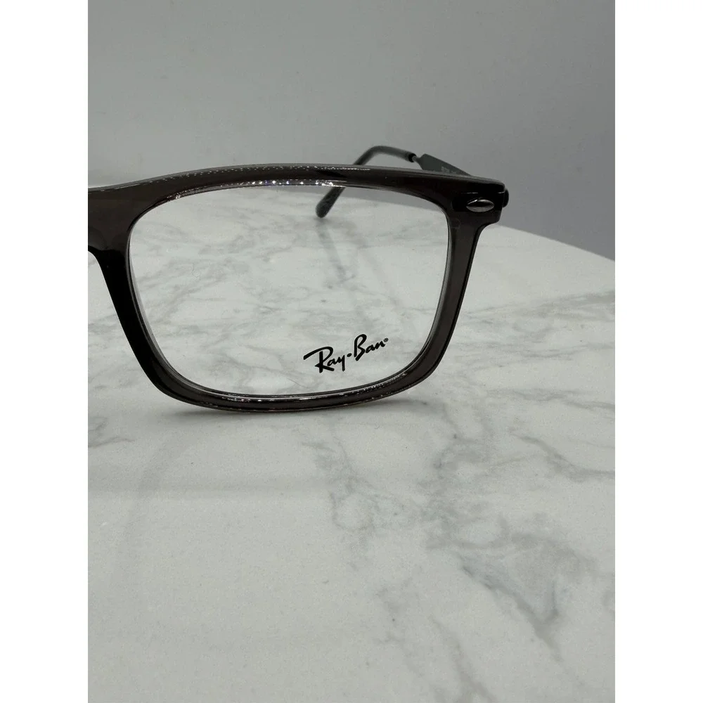 Ray-Ban RB 7260 Eyeglass Frames 56-19-150 Dark Gray Rectangular - Picture 2 of 10